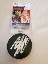ZAYDE WISDOM signed FLYERS puck JSA COA