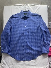 Ralph Lauren Size 17 34/35 Button Up White Classic Fit Dress Shirt Non-Iron