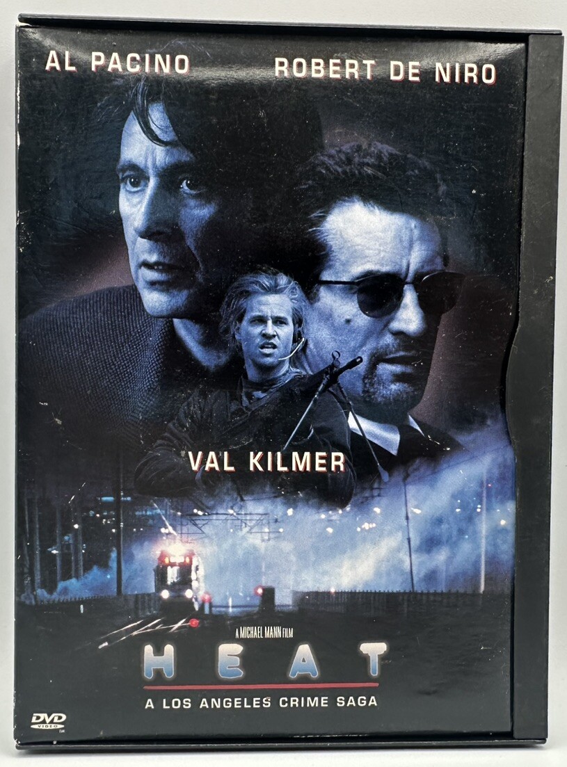 Heat Widescreen DVD 2007 Al Pacino Robert De Niro Val Kilmer Free Shipping