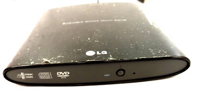 LG Portable Super-Multi Portable Slim DVD Rewriter Model CP08NU20 