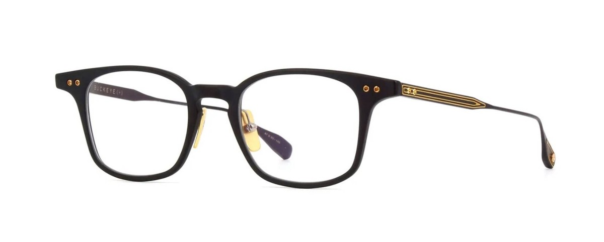 DITA Eyeglass Frames BUCKEYE DRX2072 D Black-Yellow Gold for sale 