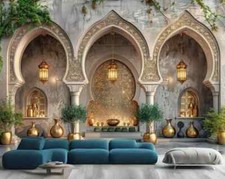 Arabian Nights Decoration Decor Wallpaper Mur...