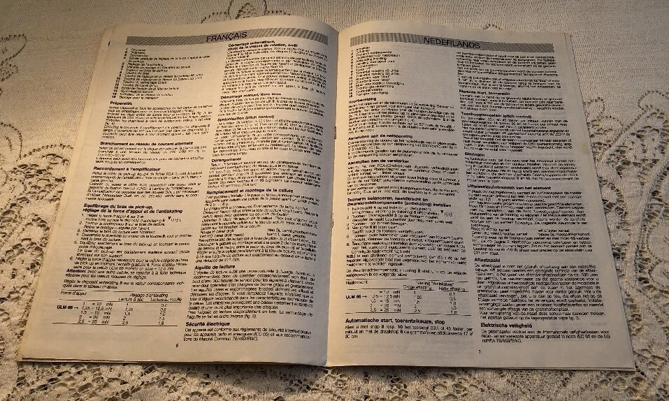 TOCADISCOS DUAL CS 630 Q ORIGINAL MULTILINGÜE INSTRUCCIONES DE FUNCIONAMIENTO M146 Foto 2 de 2