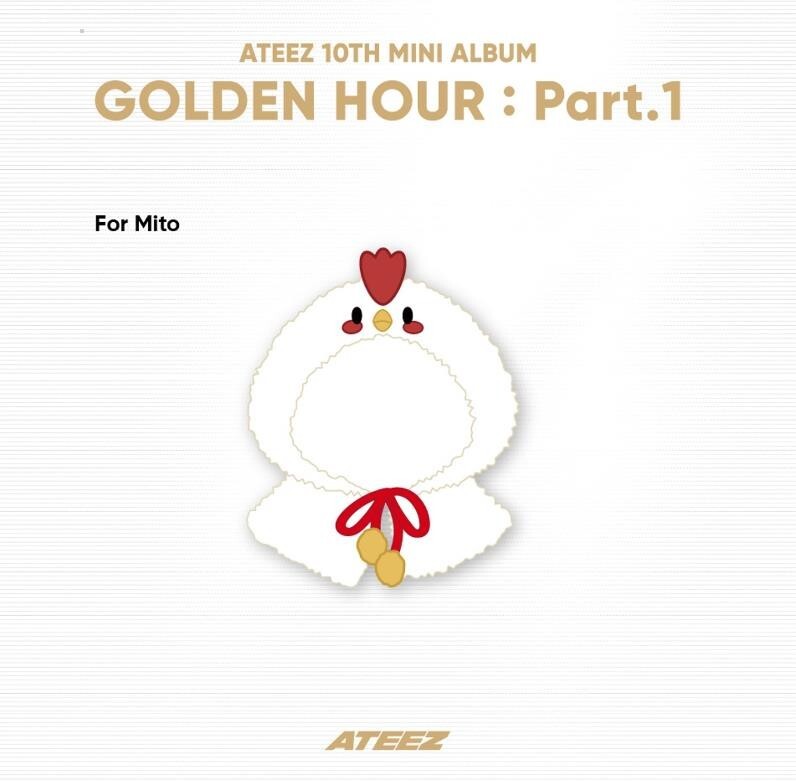 ATEEZ 10TH MINI GOLDEN HOUR : Part.1 POP-UP OFFICIAL Mito COCK-A
