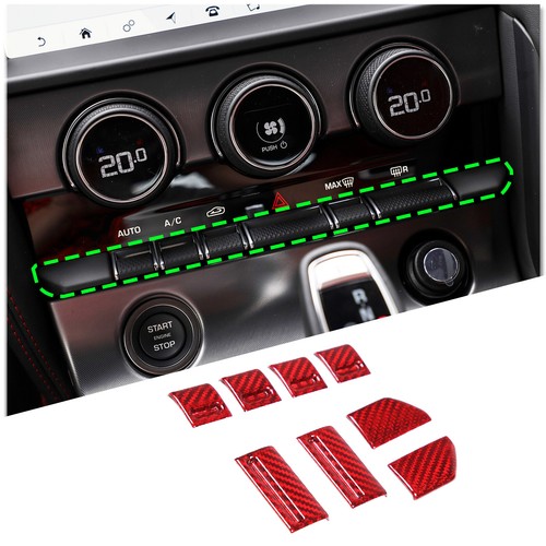 Zentrales Bedienfeld Für Jaguar F-Type 2013-2018 - Carbon Fiber Console Aufkleber