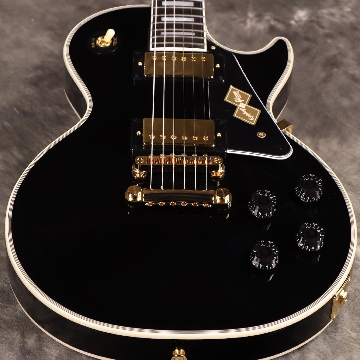 Epiphone/Inspired by Gibson Custom Les Paul Custom Ebony with Hard