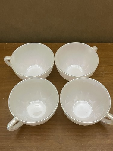 1 taza de café iridiscente con punto de diamante federal de vidrio Moonglow - Imagen 6 de 11