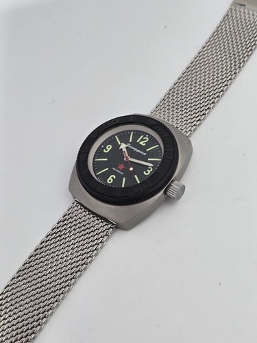 FULL CUSTOM VOSTOK AMPHIBIA 31 JEWEL AUTOMATIC 200M SAPPHIRE STAINLESS 090 NEW - Picture 11 of 13