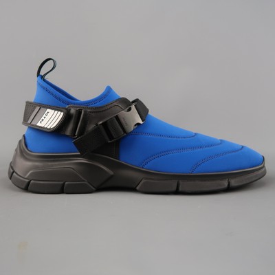 royal blue prada sneakers