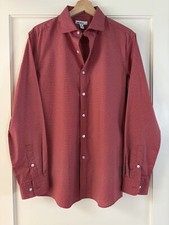 Bar III Mens Dress Shirt ButtonUp Medium 15-15.5 Slim Fit Stretch Organic Cotton