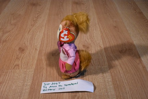 Ty Alvin and the Chipmunks"Brittany" 2011 Beanbag Plush(310-2067) - Picture 2 of 6