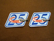 NASA MACH 25 SPACE SHUTTLE ASTRONAUT MACH 25 DUAL PATCHES BEAUTY 5