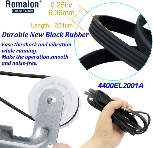 4581EL2002C 4561EL3002A y 4400EL2001A Kit Reparación Secadora Repuesto para LG - Imagen 3 de 6