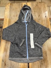 Boy  s C9 Champion Tech Fleece Full Zip Hoodie Gray Size Small 4/5 XS