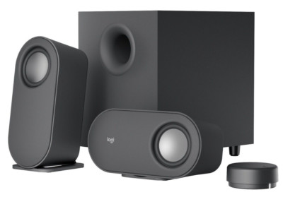 Logitech Z407 PC-Lautsprecher 80W Bluetooth USB mit Subwoofer und Fernbedienung