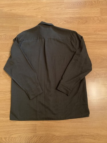 Blue Jazz Men's Shirt Gray 3XL Long Sleeve Button Up Shirt Designed In Italy NWT - Picture 6 of 8