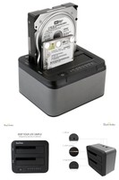 Spinido Dual Bay Usb 3.0 Hard Drive Docking Station With Offline Clone Function Spinido Dual Bay Usb 3.0 Hard Drive Docking Station With Offline Clone Function