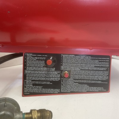 Reddy Heater Propane 30,000 BTU Heats up to 700 Sq Ft Forced Air Red  18u0026#034; RLP30 | eBay