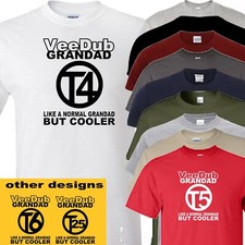 veedub grandad t shirt transporter T4 T5 T6 T25 personalised novelty fathers day