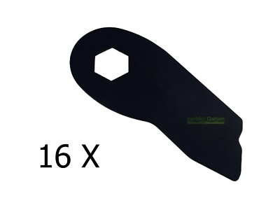 16 X 11,5 CM Vertikutierer Messer für Black-Line BLV 3530 / 742-05096 / 74205096