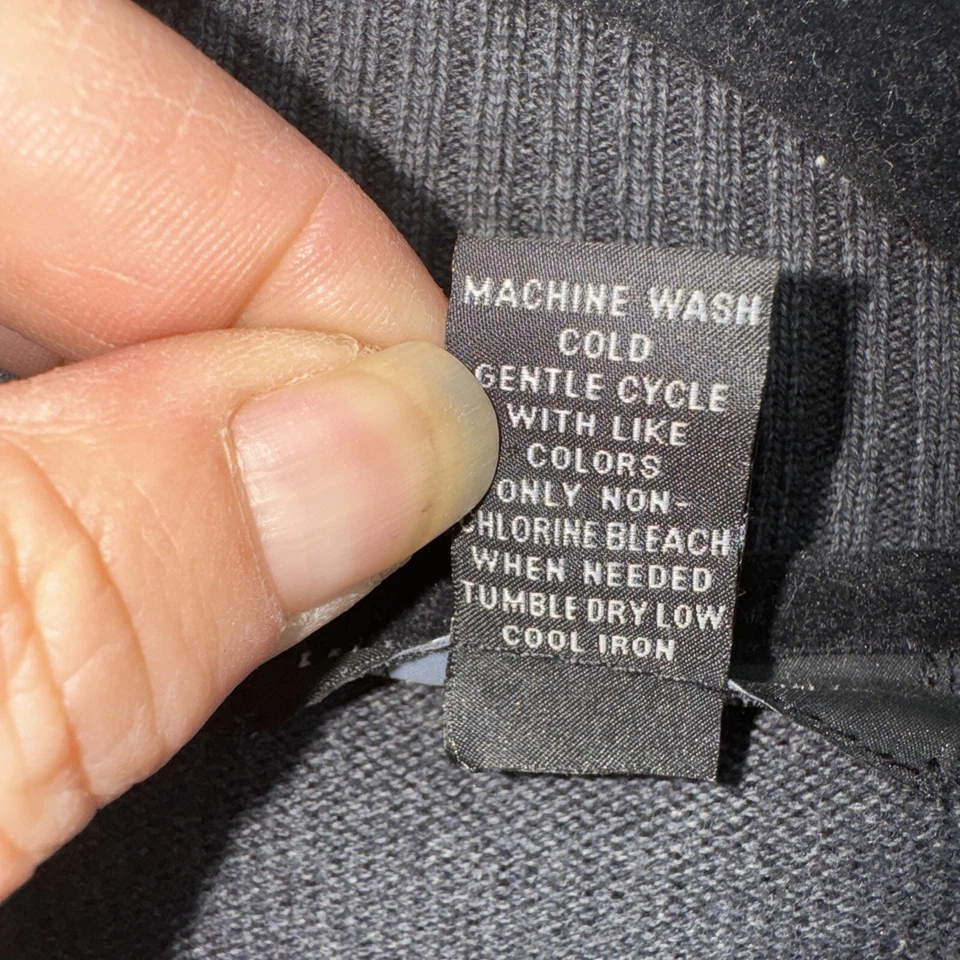 INC International Concepts Mens Full Zip Sweater Gray Size Large Argyle - Изображение 3 из 4