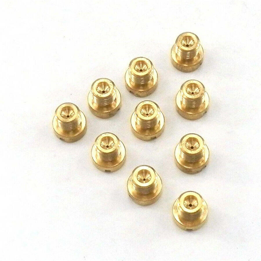 10Pcs Motorcycle Carburetor Carb M6 Main Slow/Pilot Jet kit Metal 74-95 10 Sizes - Image 3 of 4