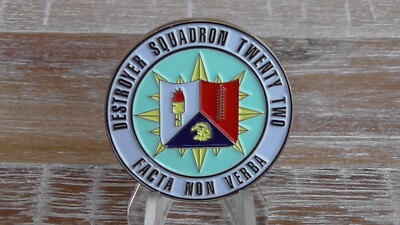 USN Destroyer Squadron Twenty Two COMDESRON Challenge Coin #218Y