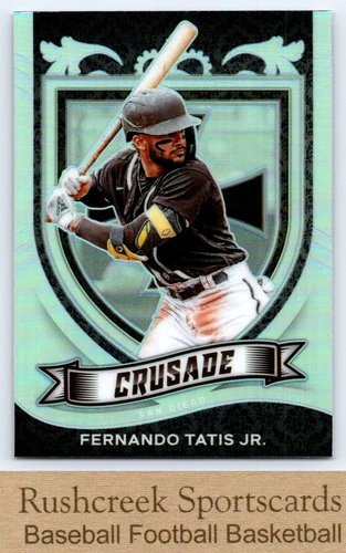 2021 Panini Chronicles #5 Fernando Tatis Jr. Silver Prizm Crusade Holo