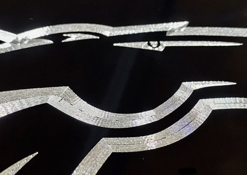 3D Engraved Denver Broncos Car Tag Diamond Etched Black Aluminum License Plate - Picture 4 of 8