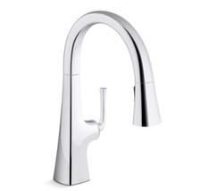 Kohler K-22065-CP Graze Kitchen Sink Faucet, Polished Chrome