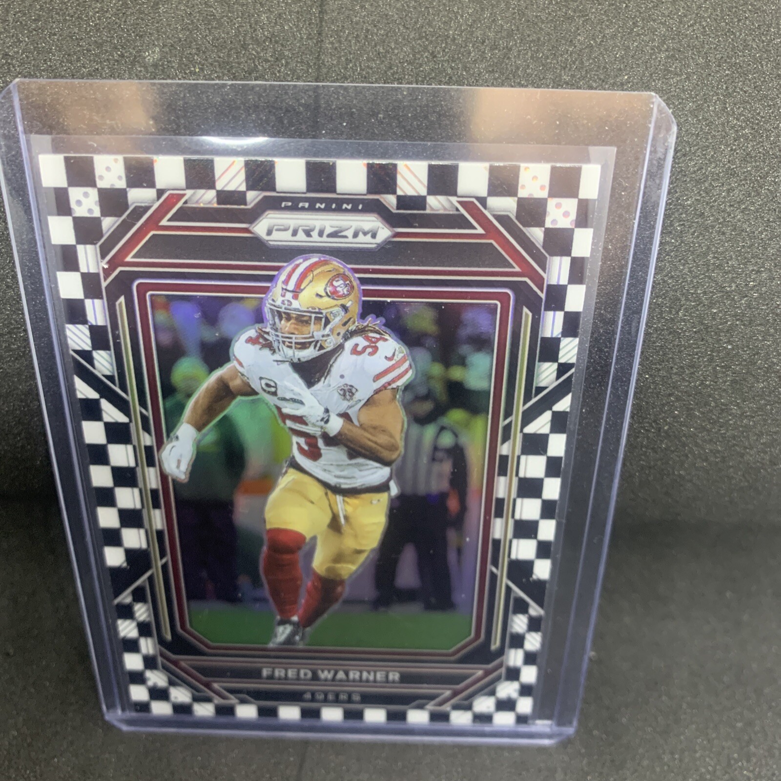 Fred Warner Black & White Checkerboard Prizm Parallel Card SP 2022 Panini 270