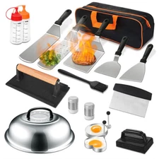 18PCS 35PCS Griddle Accessories Flat Top Grill Spatula Set for Blackstone BBQ