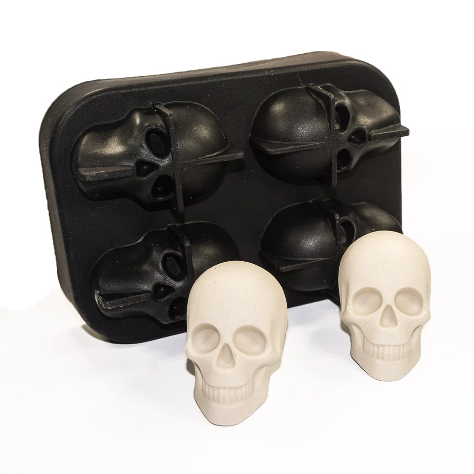 Silikonform Totenkopf Skull Schädel Gießform Gipsform Display Nailart - Bild 1 von 3