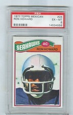 1977 Topps Mexican # 26  RON HOWARD  Seahawks  Washington  PSA 6