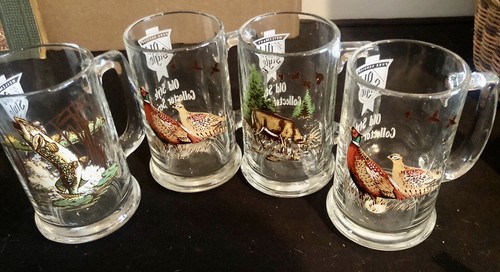 Vintage Old Style 4 Beer Collector Series Mugs - Picture 7 of 7