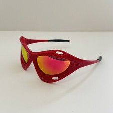 Steampunk chunky futuristic racing Running Fashion Sunglasses Glasses Red