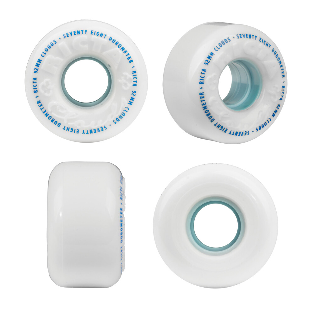 Ricta Clouds Skateboard Cruiser Wheels with Hybrid Ceramic Bearings