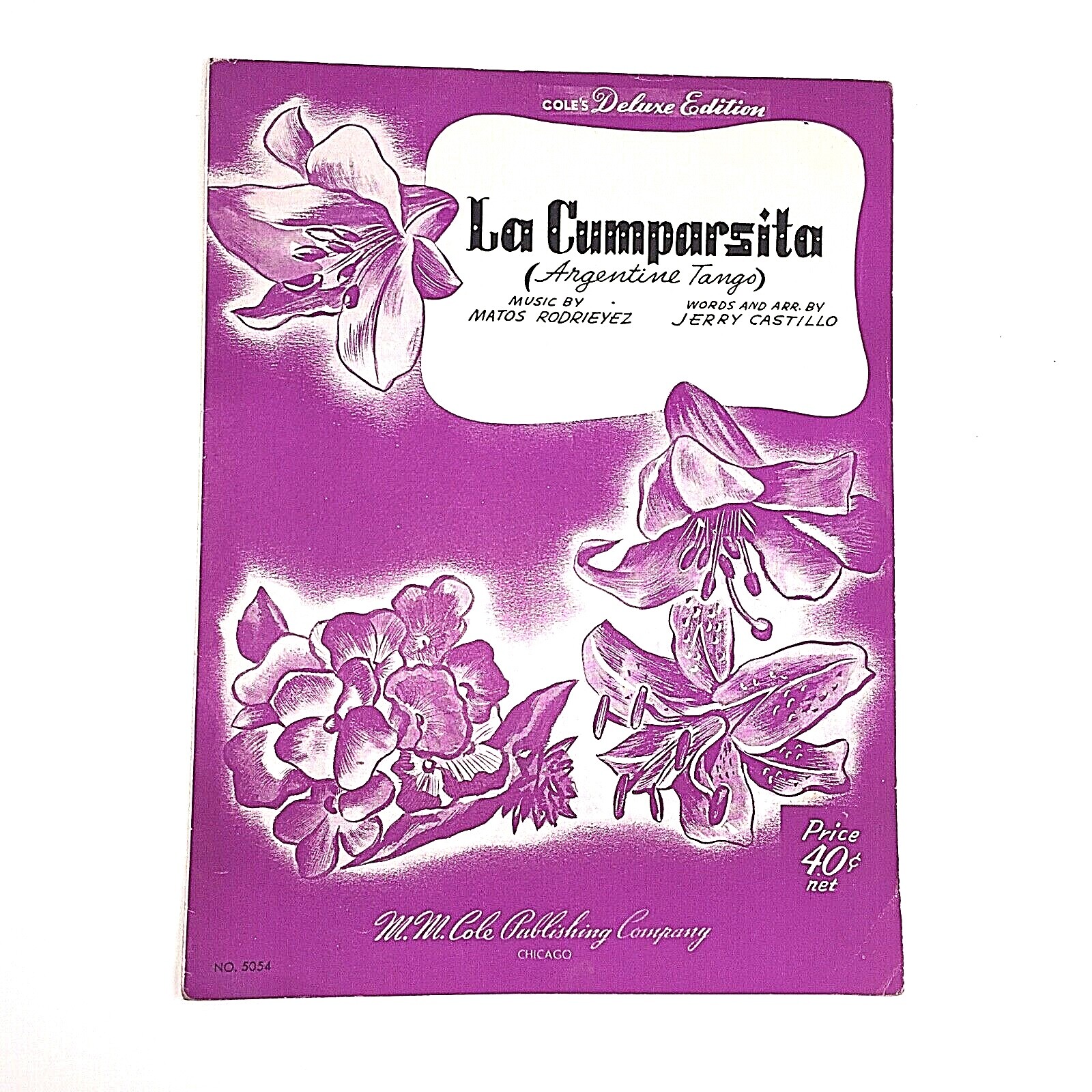 1937 - "La Cumparsita" - Tango Argentino - Edizione Deluxe - Spartiti Vintage