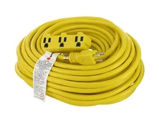 100F 14-3 Outdoor/Indoor Extension Cord 3 Outlet SJTW 13A 1625W 125V 100-OEXT515