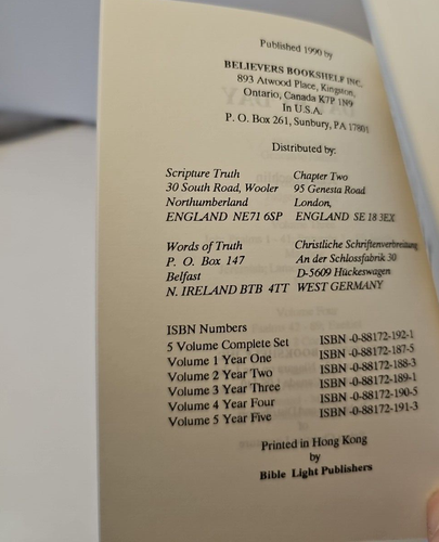 "Day by Day" set of 5 Volumes Yearly Bible Reading- Each Day Has a Devotional - Picture 17 of 23