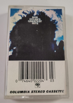 BOB DYLAN'S Greatest Hits Cassette Columbia JCT 00220