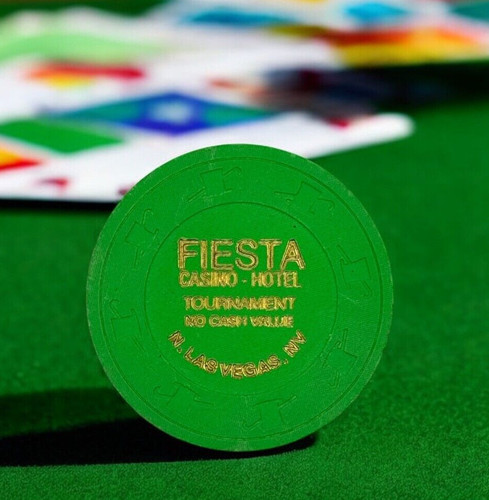 FIESTA CASINO LAS VEGAS NCV GREEN TOURNAMENT CHIP 1997