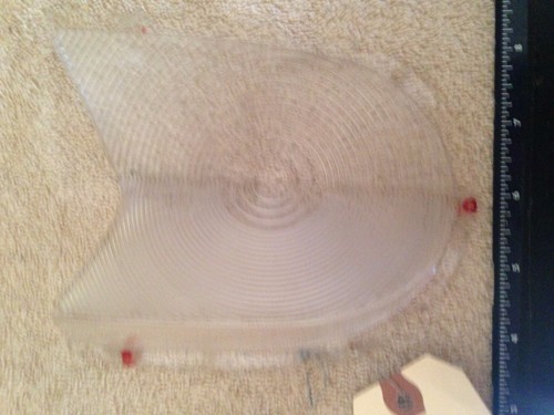 1961 MERCURY STATION WAGON TAIL LIGHT LENS DIFFUSER RIGHT & LEFT - MRST-61A - Picture 8 of 10