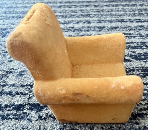 Flocked Santa Bank Enesco Hong Kong Vintage 1960's Blow Mold - RARE - Picture 3 of 9