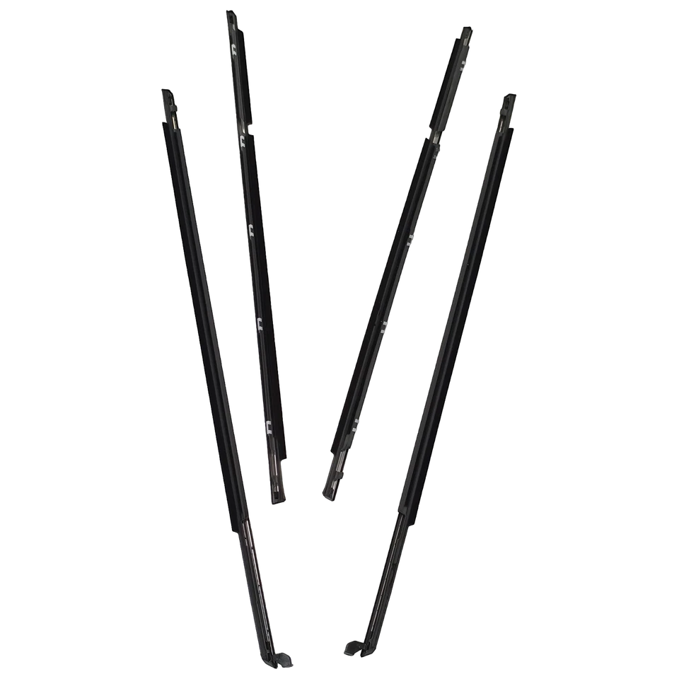 4X Door Belt Molding Weatherstrip Set for 95-02 Toyota Corolla 1.8L Foto 4 de 4