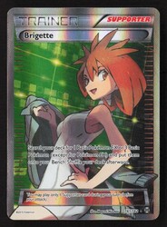 Brigette 161/162 XY BREAKthrough Full Art Ultra Rare Holo