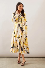 Wallis Yellow Shirt Dress Womens Daywear Dresses