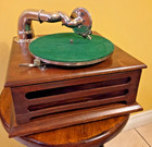 Rare Antique ca.1915 8" Phonograph Excellent Original Works! Victor Edison — photo 1