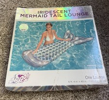 Bestway H2OGo Mermaid Tail Pool Float   Iridescent Summer Fun Lounger