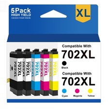 702XL T702 XL Ink Cartridges for Epson 702 XL Workforce WF-3720 WF-3730 WF-3733